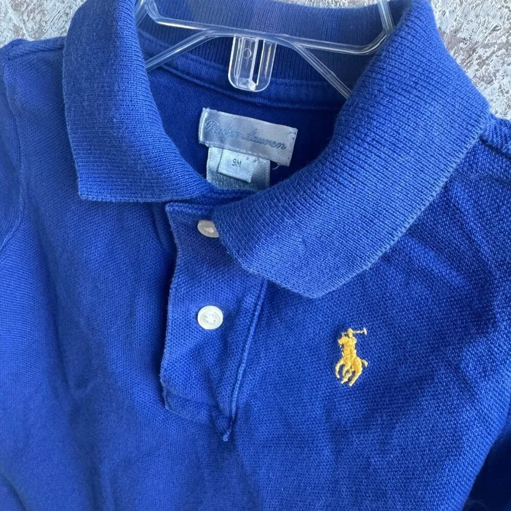 Ralph Lauren Long Sleeve Pullover Polo Baby Boy's Size 9m.